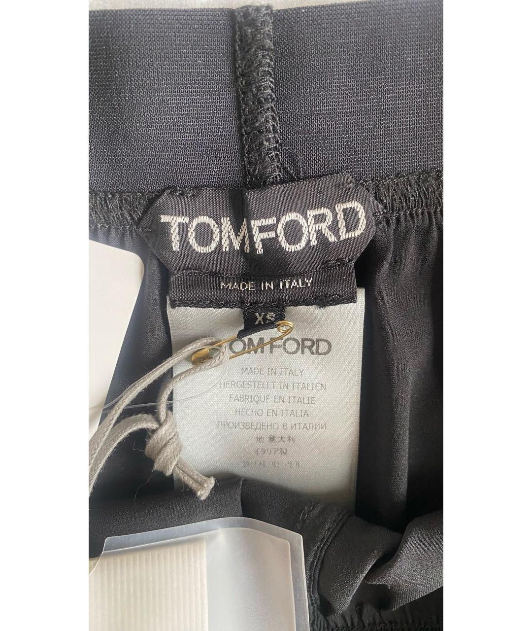 TOM FORD Черные шелковые шорты, фото 3