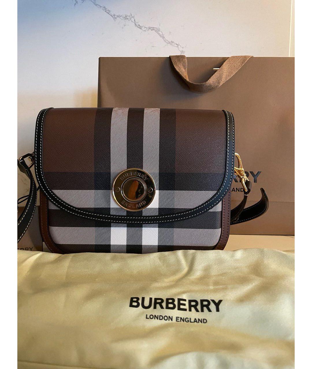 BURBERRY Мульти кожаная сумка через плечо, фото 5