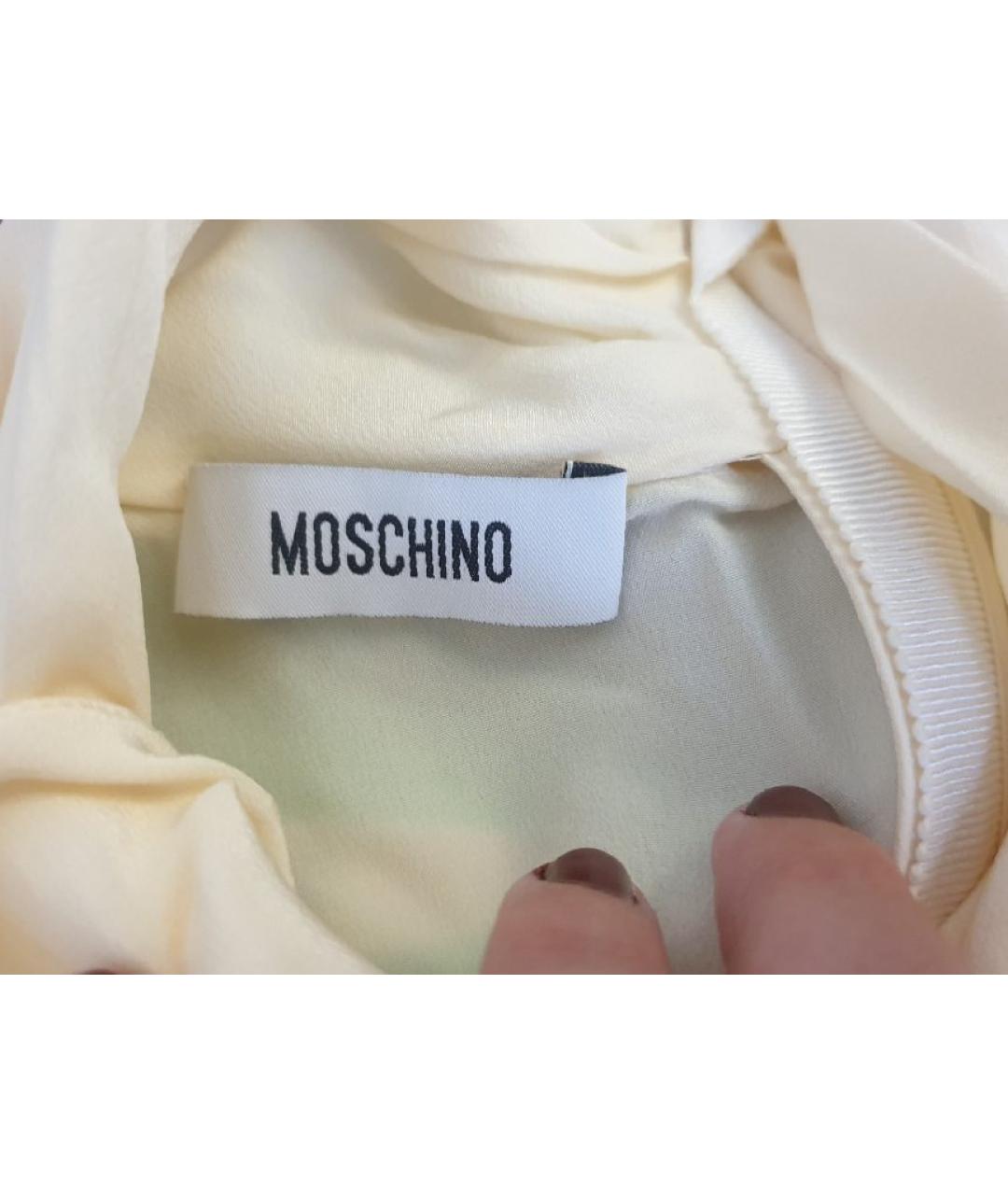 LOVE MOSCHINO Белая блузы, фото 3