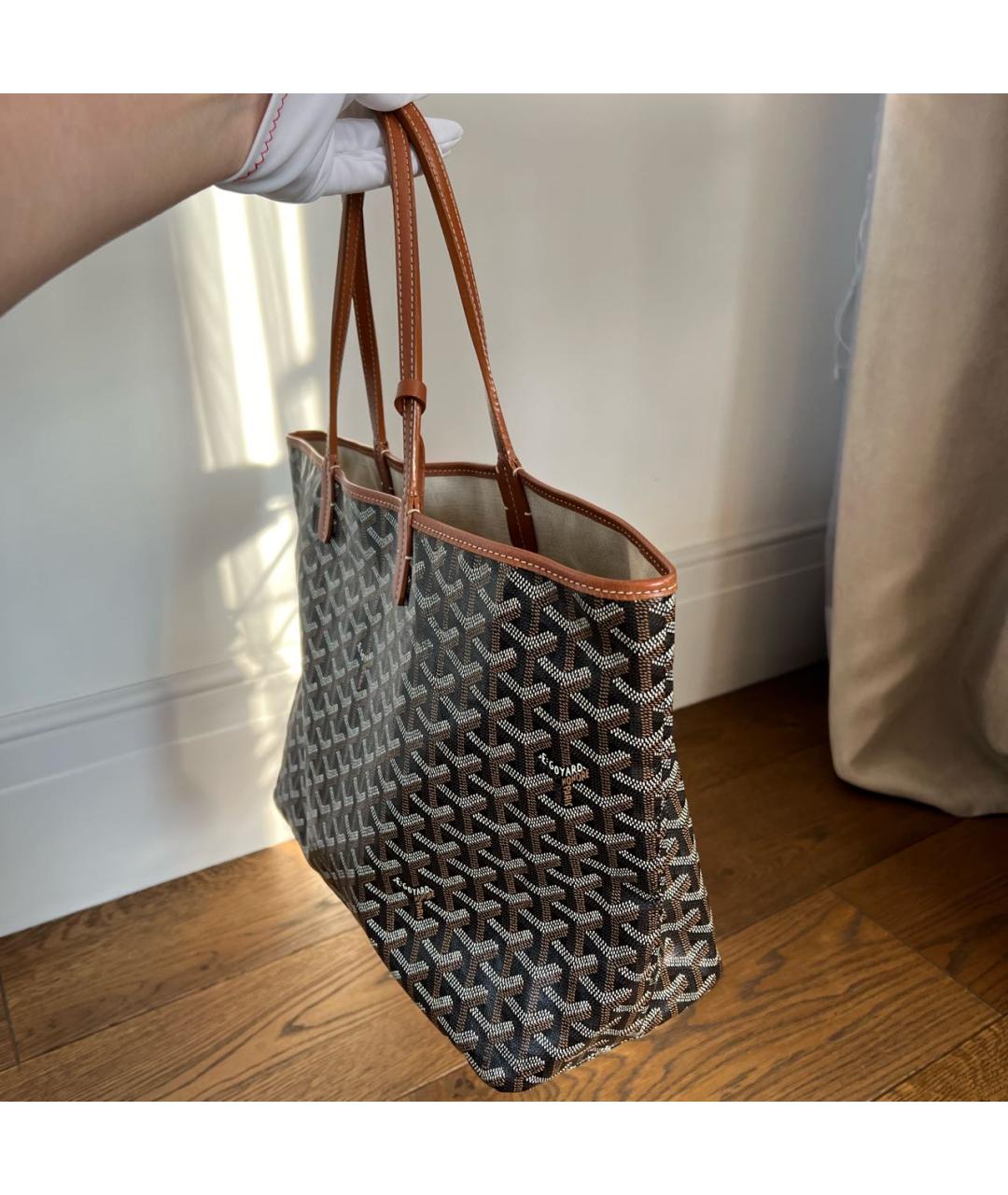 GOYARD Коричневая сумка тоут, фото 2