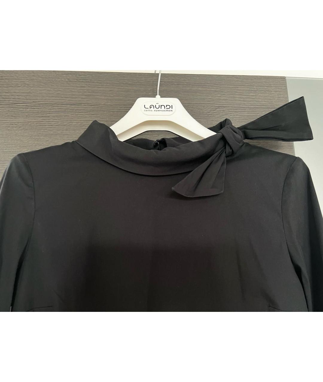 PRADA Черная хлопко-эластановая блузы, фото 3