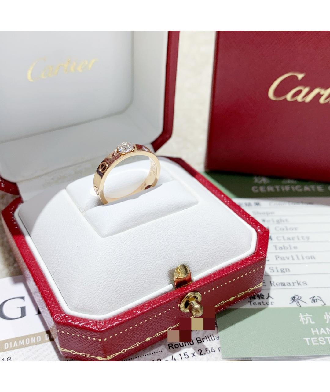 CARTIER Золотое кольцо из розового золота, фото 9