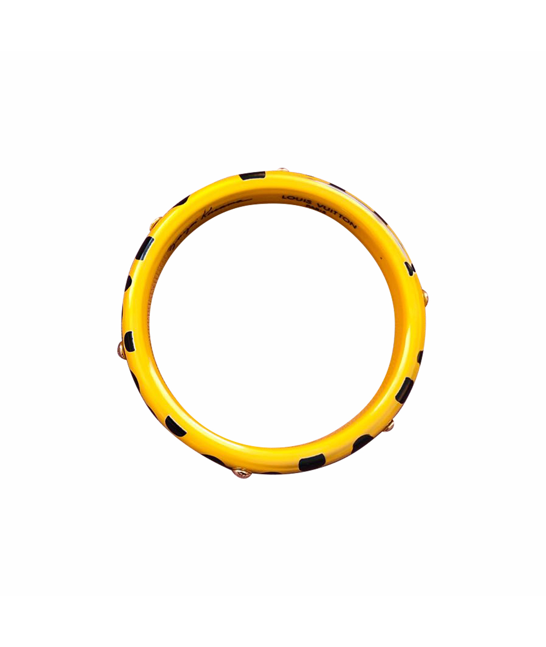 LOUIS VUITTON PRE-OWNED Желтый пластиковый браслет, фото 1