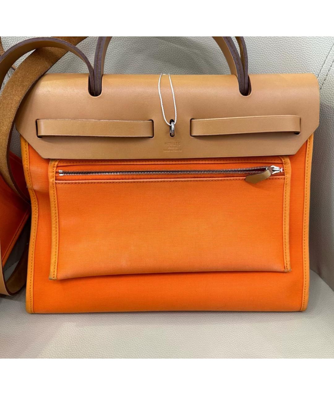 HERMES Оранжевая сумка через плечо, фото 2