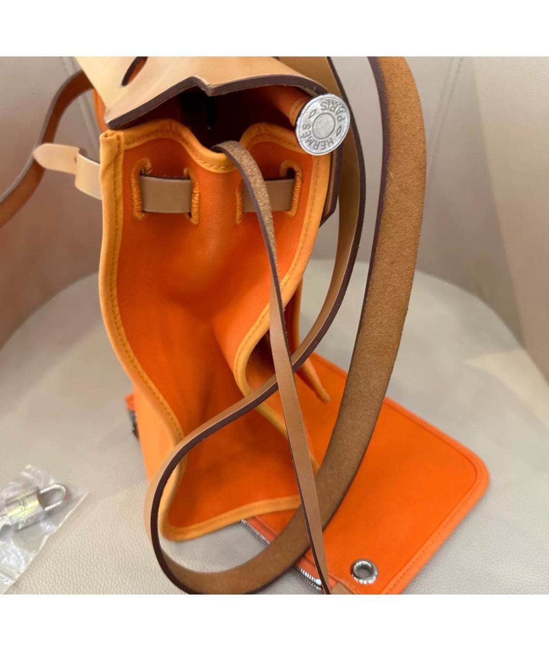 HERMES Оранжевая сумка через плечо, фото 4