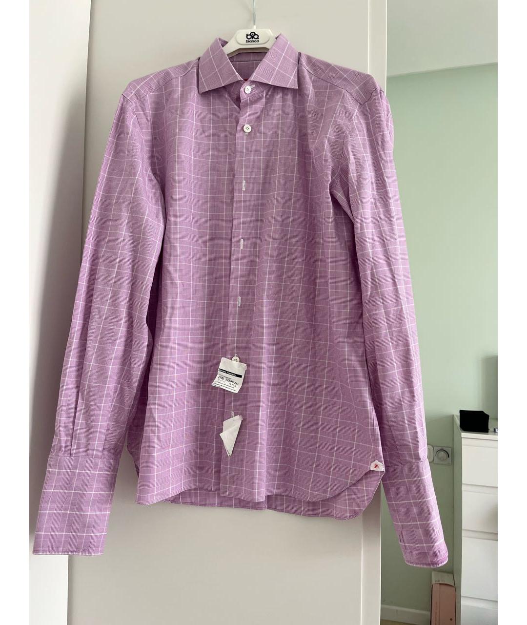 ISAIA Мульти хлопковая классическая рубашка, фото 9