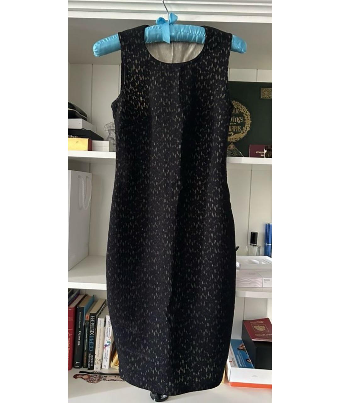 WOLFORD Черное полиамидовое коктейльное платье, фото 5