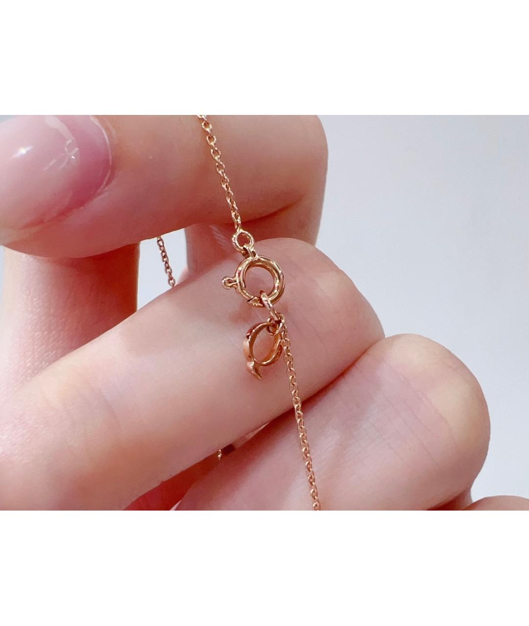 QEEBOO Золотое колье из розового золота, фото 6
