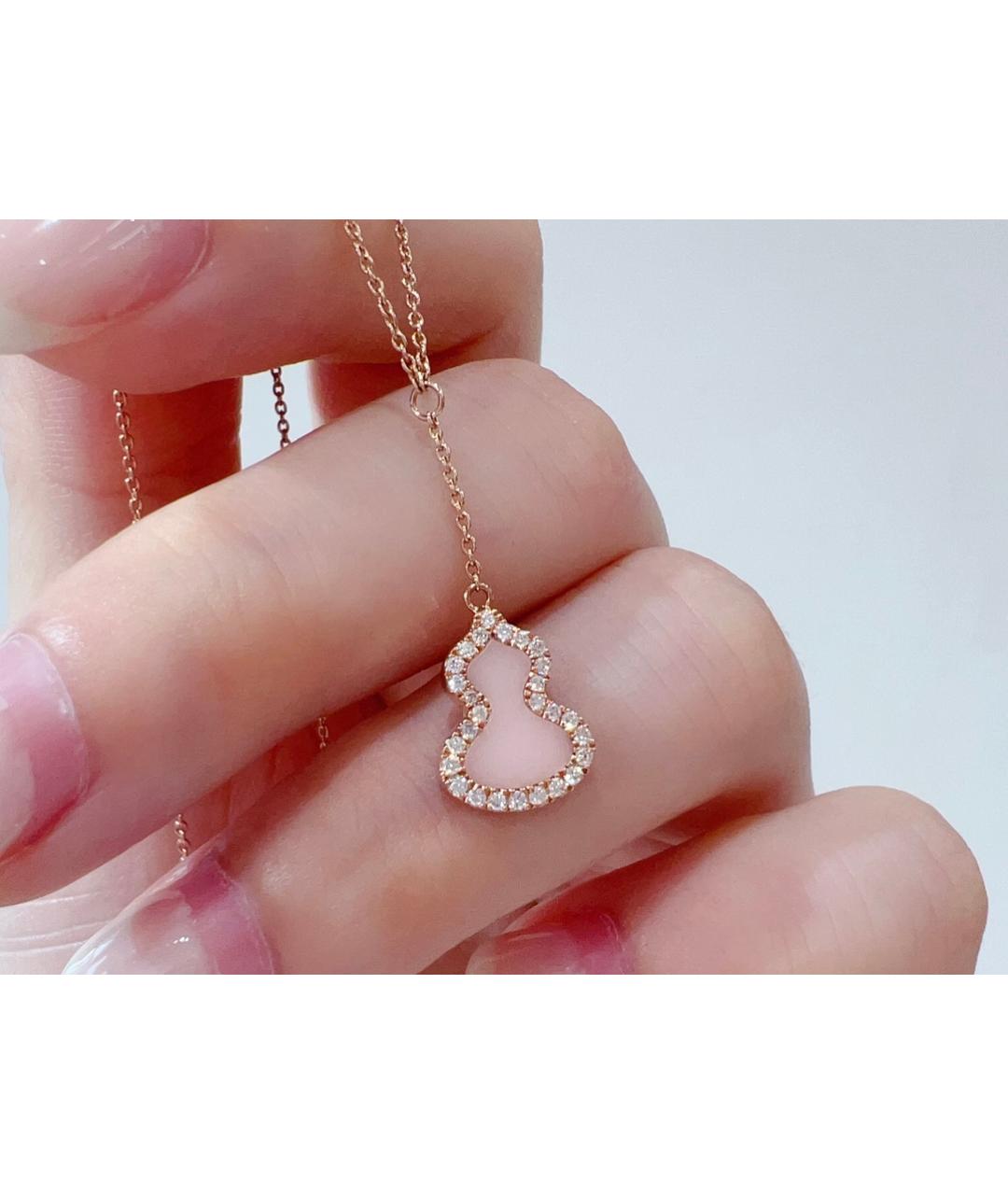 QEEBOO Золотое колье из розового золота, фото 3