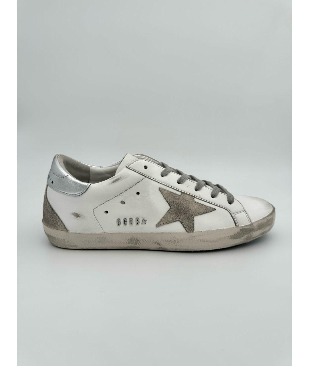 GOLDEN GOOSE DELUXE BRAND Белые кожаные кеды, фото 9