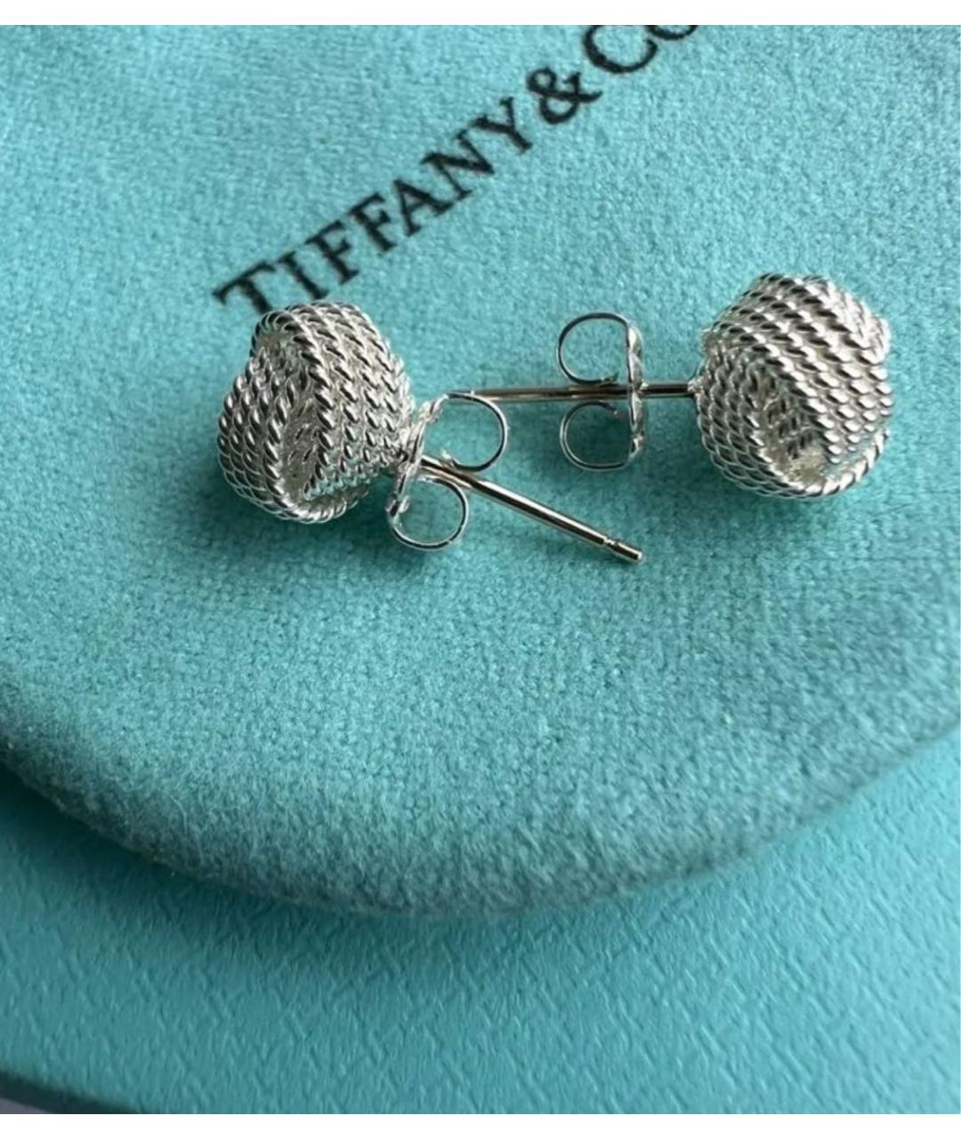 TIFFANY&CO Серебряные серебряные серьги, фото 2