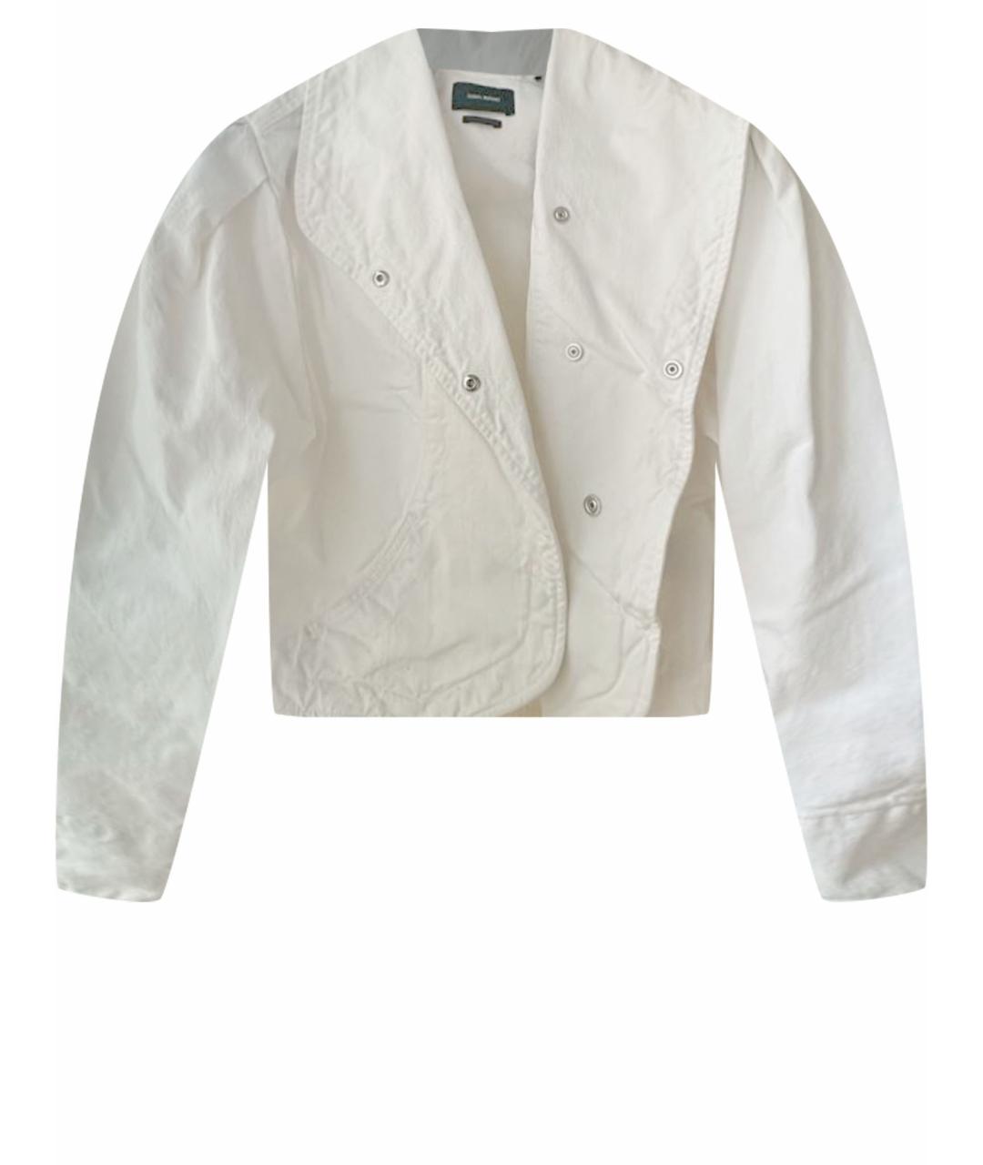 ISABEL MARANT Белый хлопковый жакет/пиджак, фото 1