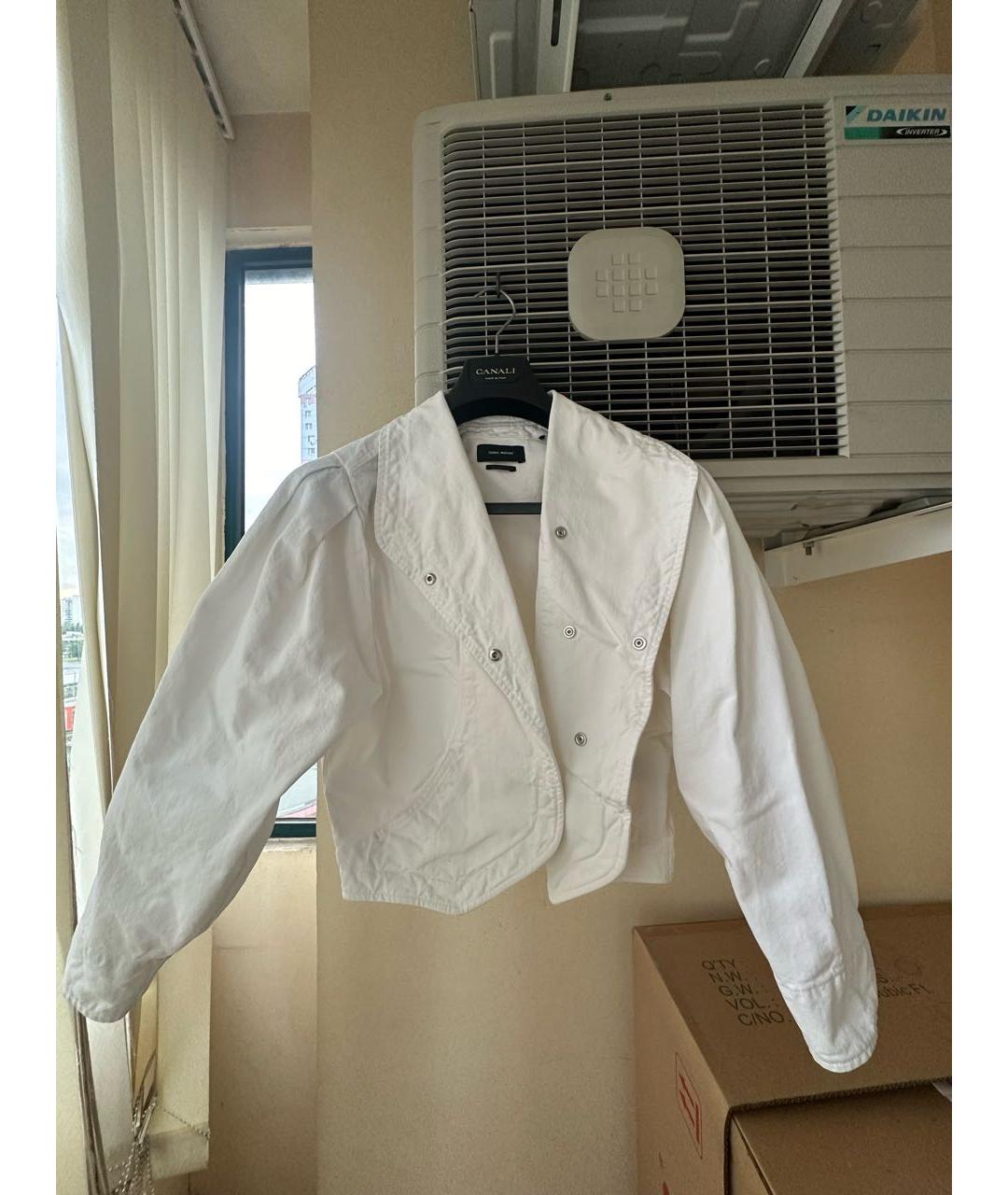 ISABEL MARANT Белый хлопковый жакет/пиджак, фото 8