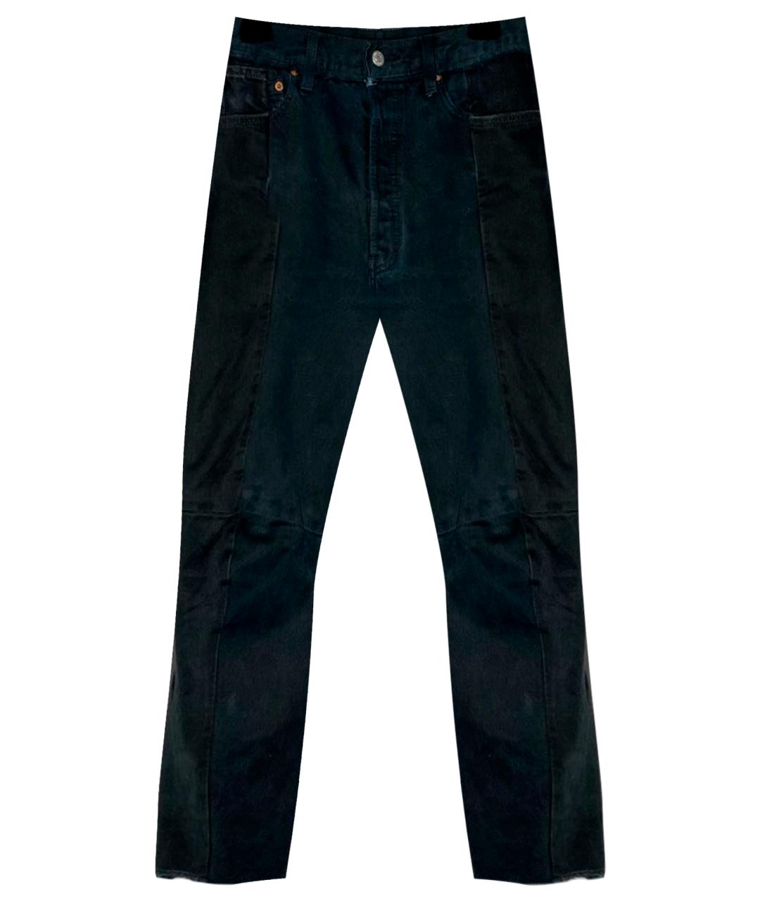 VETEMENTS Черные прямые джинсы, фото 1