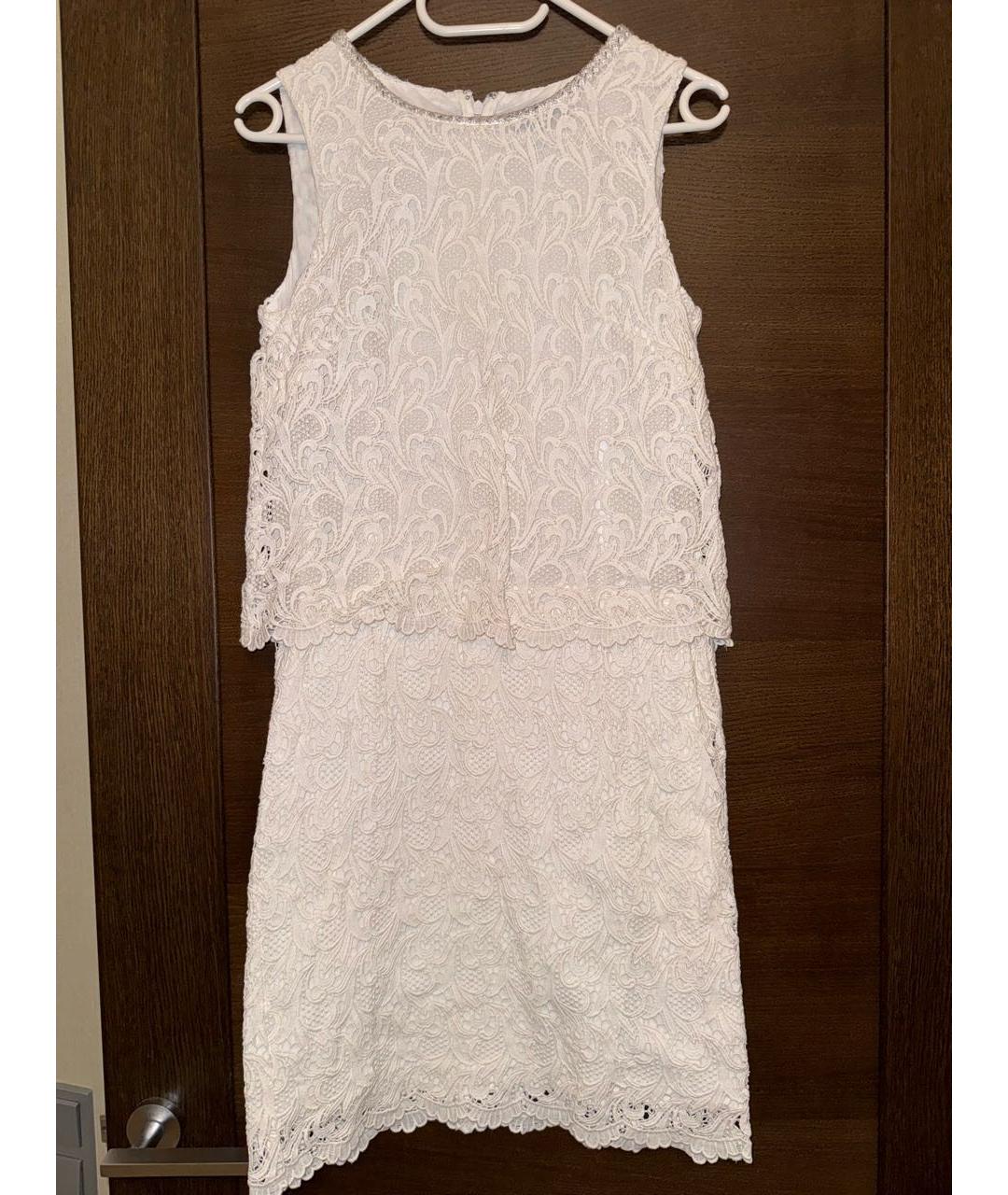 123 Белое кружевное коктейльное платье, фото 3