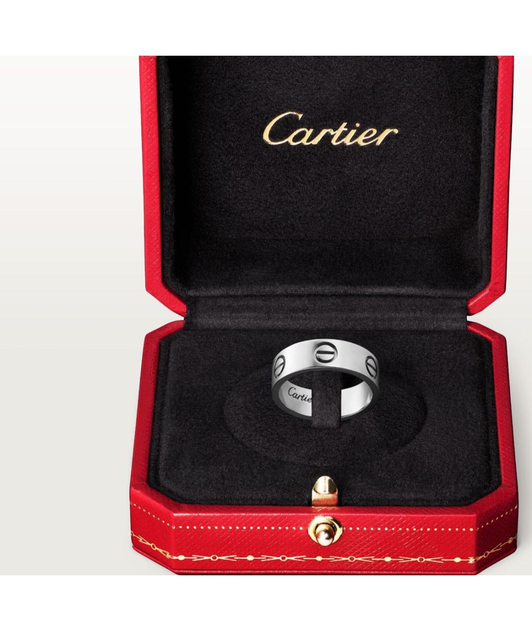 CARTIER Белое кольцо из белого золота, фото 3