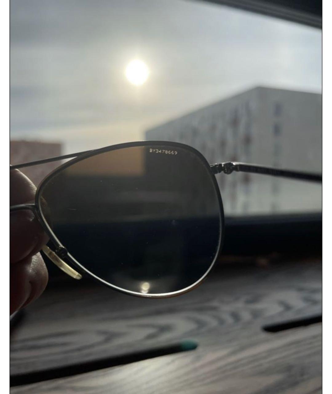BURBERRY Металлические солнцезащитные очки, фото 7