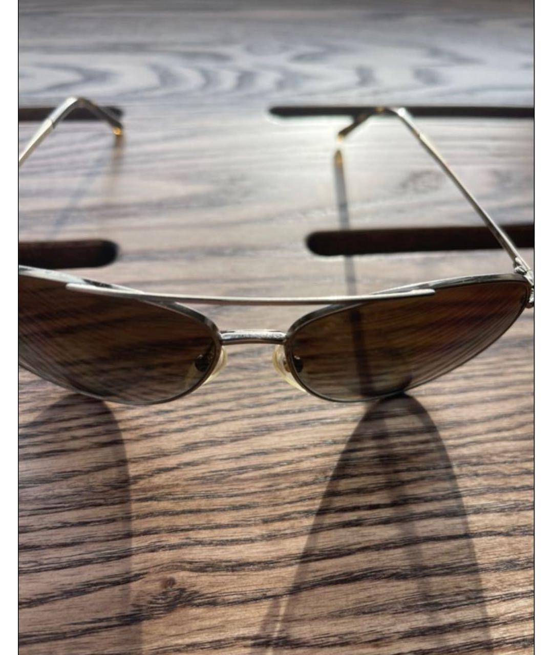BURBERRY Металлические солнцезащитные очки, фото 4