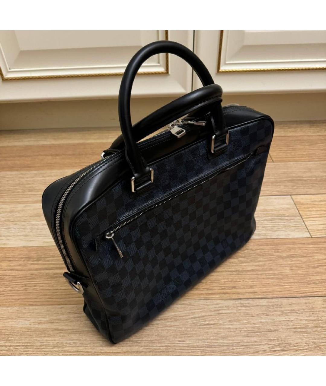 LOUIS VUITTON Синий портфель, фото 2