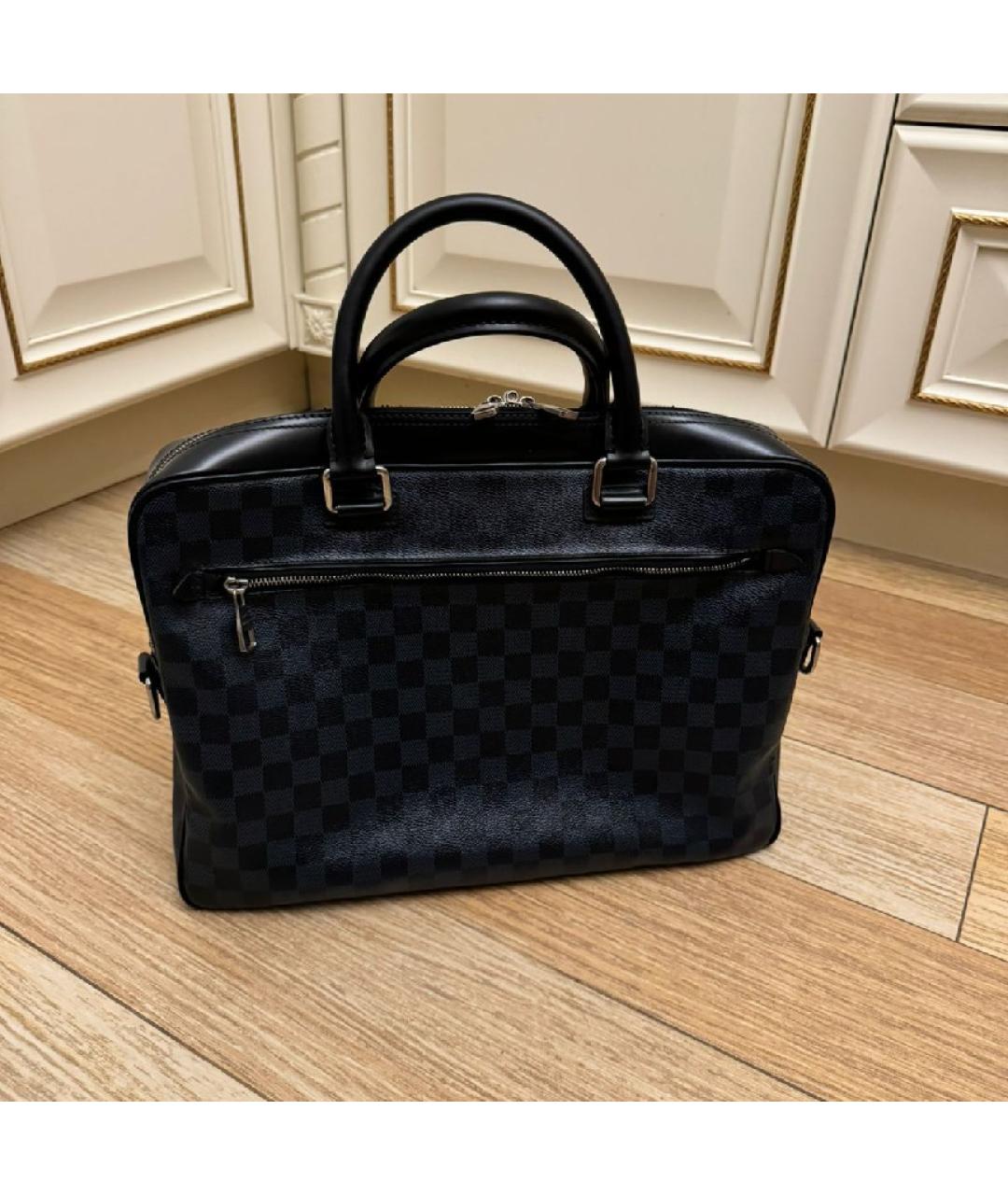 LOUIS VUITTON Синий портфель, фото 10