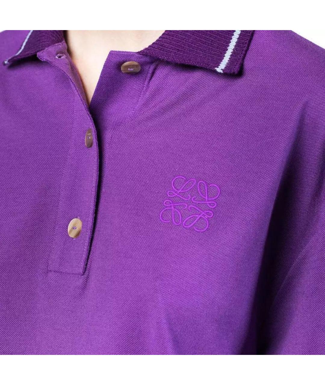 LOEWE Фиолетовая кашемировая футболка, фото 2