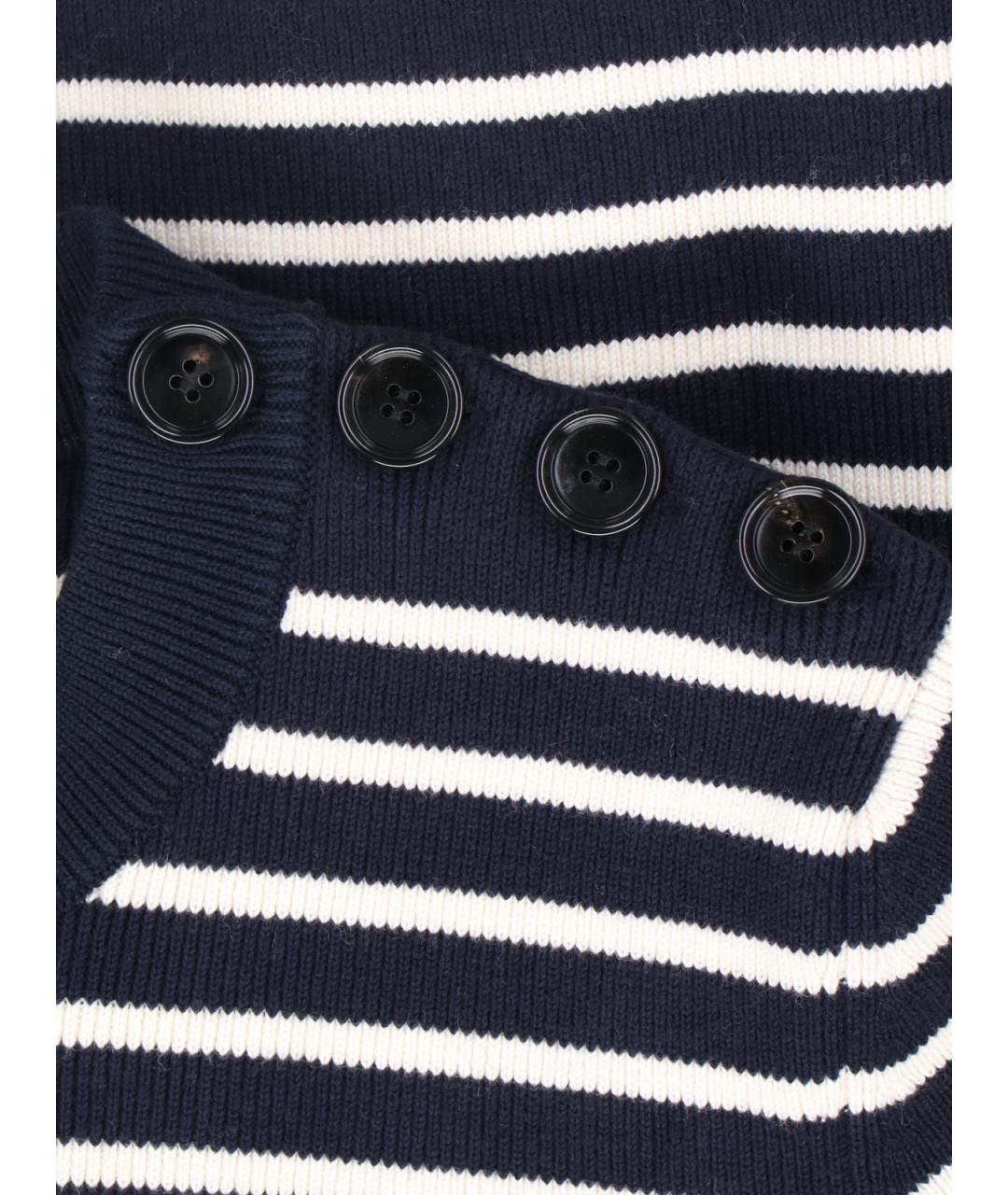 AMI Синий хлопковый джемпер / свитер, фото 3