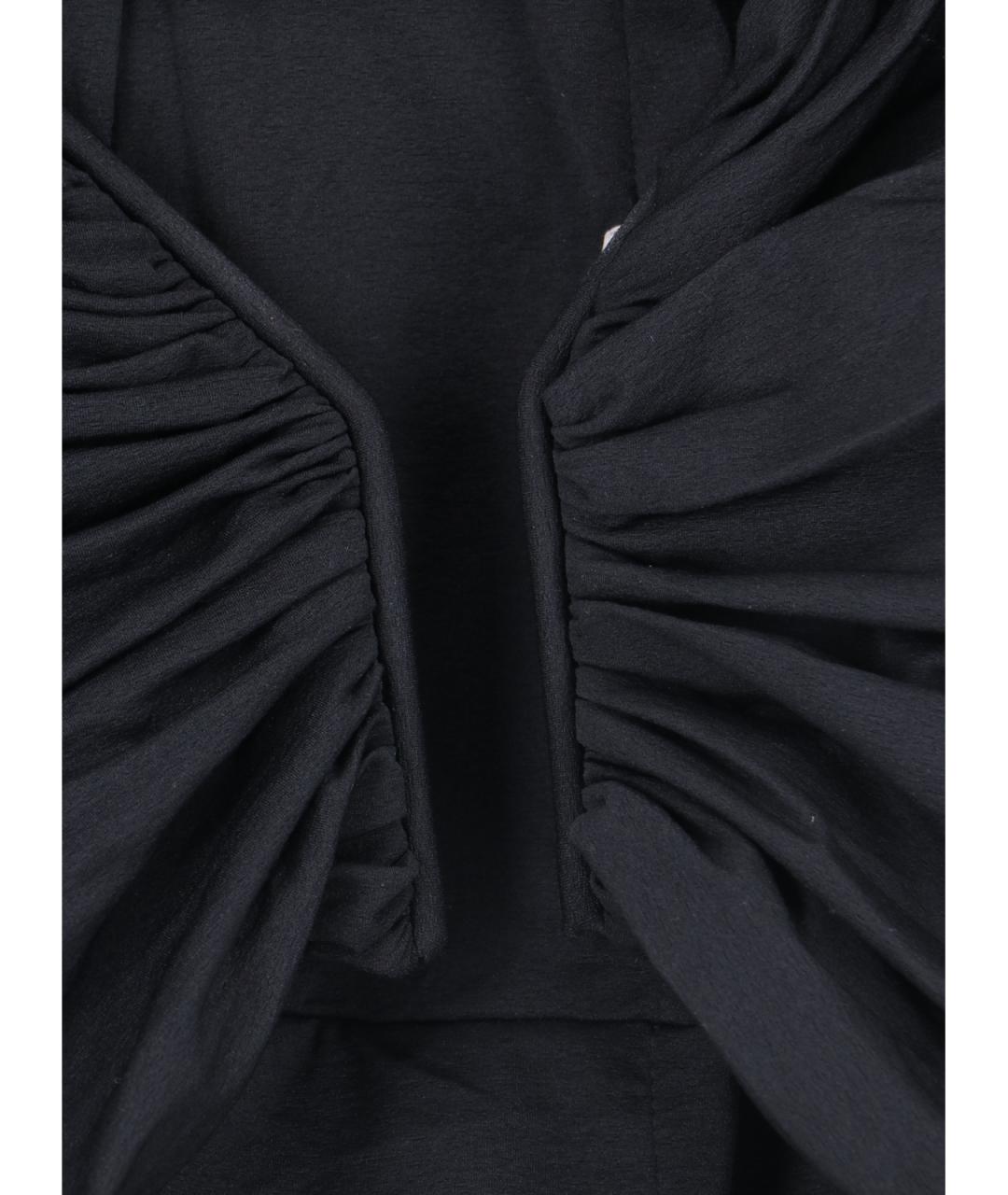 RICK OWENS Черное полиамидовое платье, фото 5
