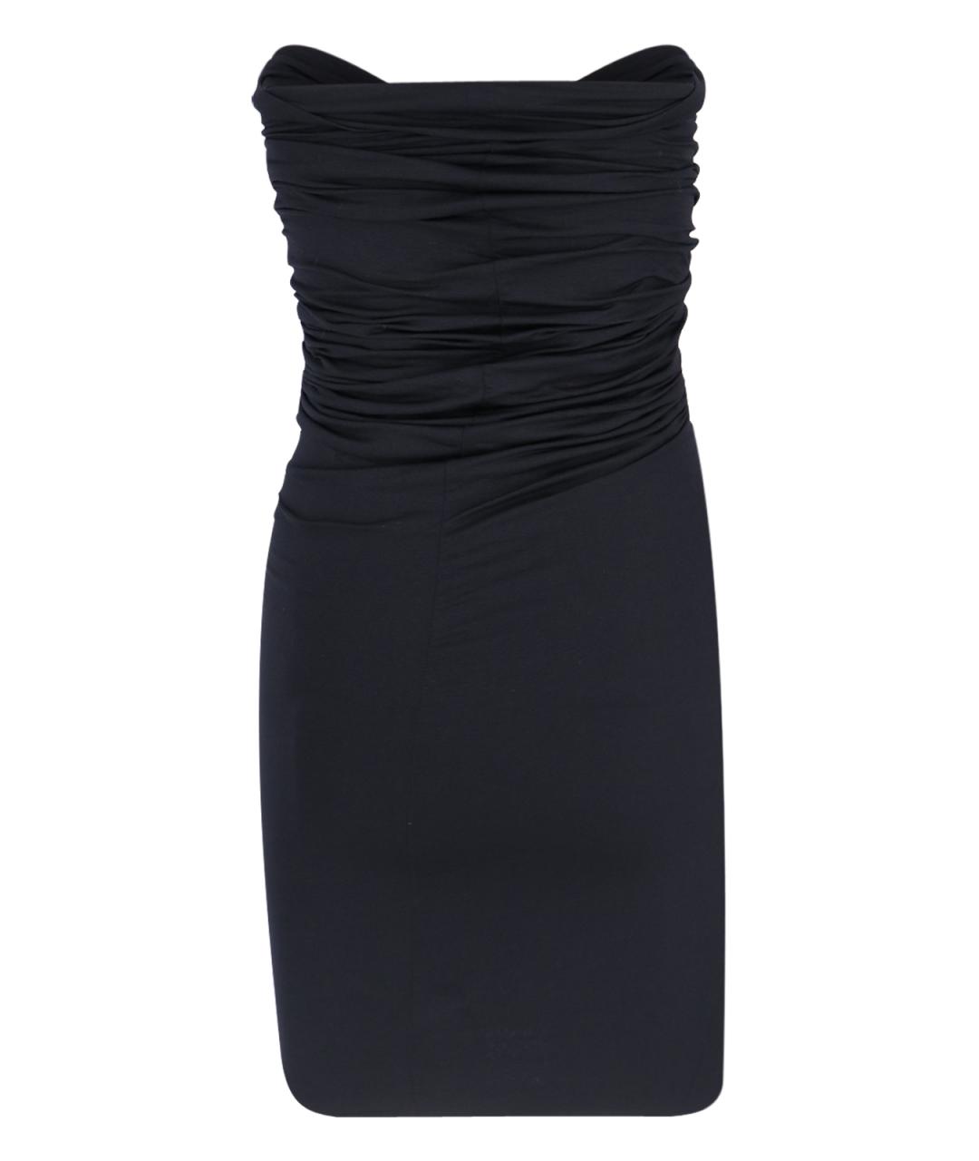 RICK OWENS Черное полиамидовое платье, фото 2