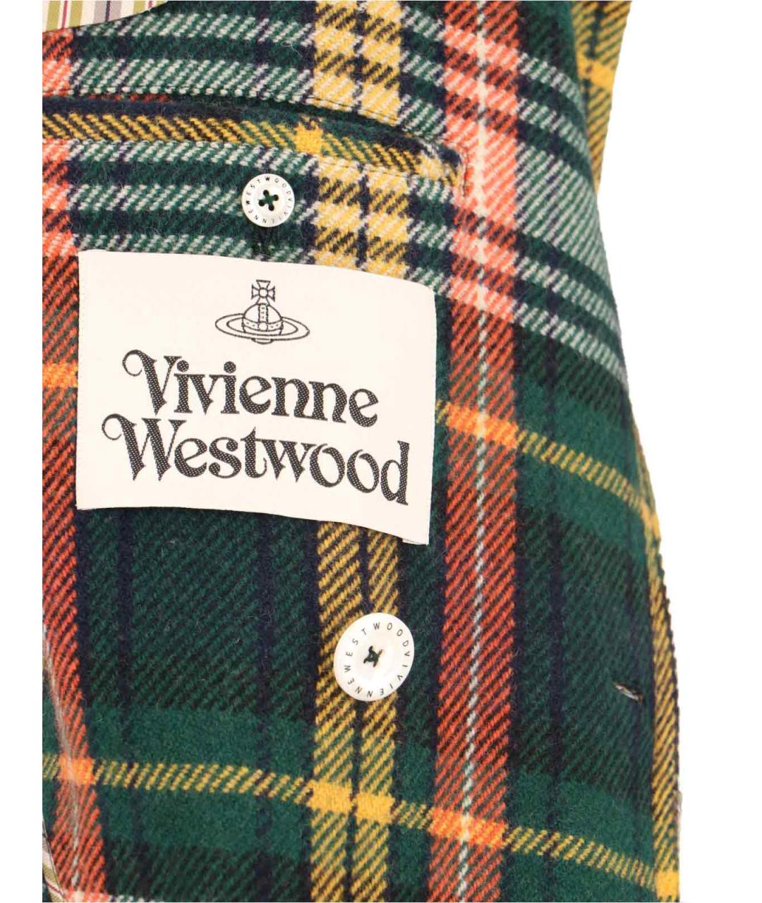 VIVIENNE WESTWOOD Мульти шерстяное пальто, фото 4