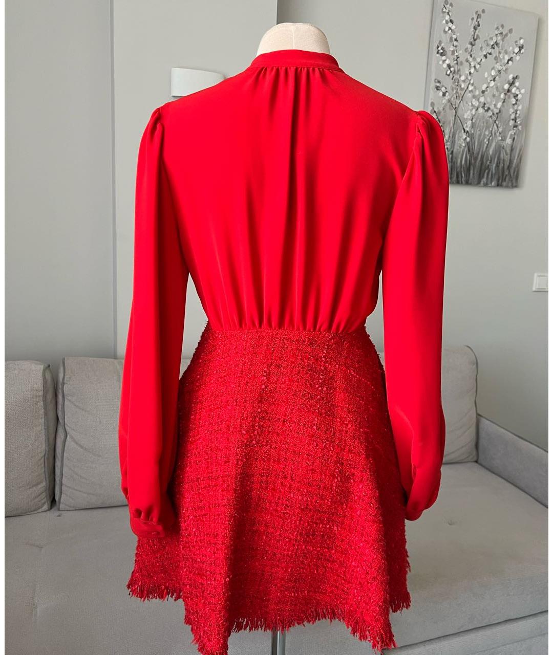 MSGM Красное повседневное платье, фото 2
