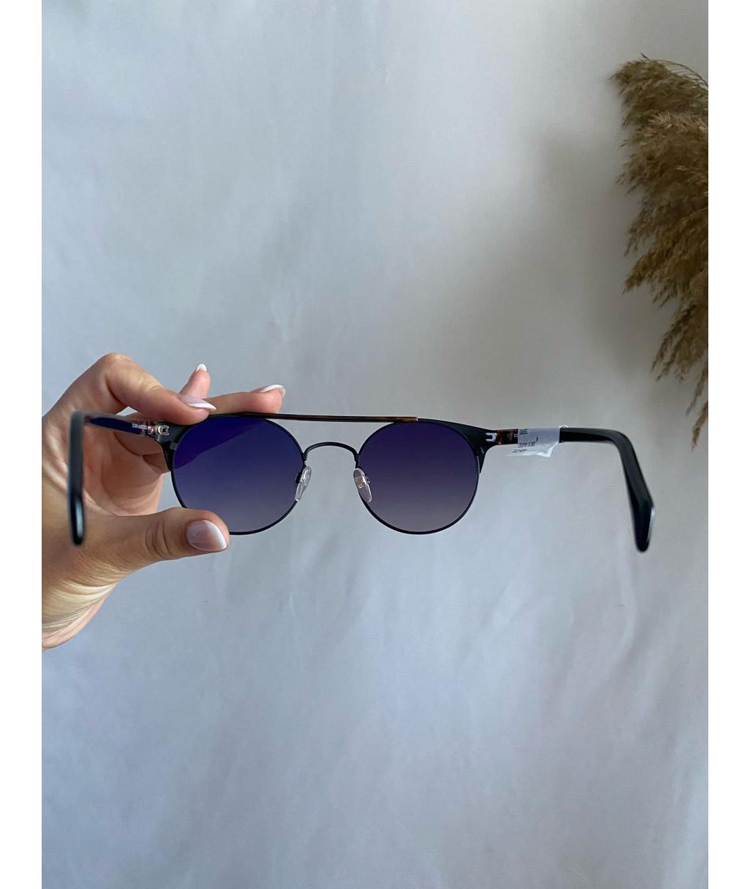 DIESEL Коричневые металлические солнцезащитные очки, фото 7