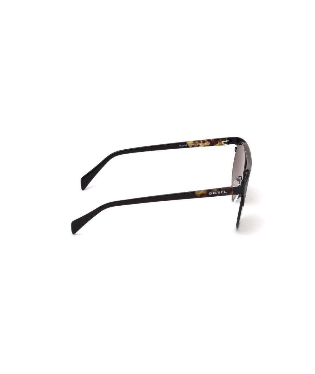 DIESEL Коричневые металлические солнцезащитные очки, фото 3