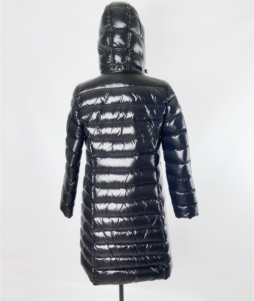 MONCLER Черный пуховик, фото 2