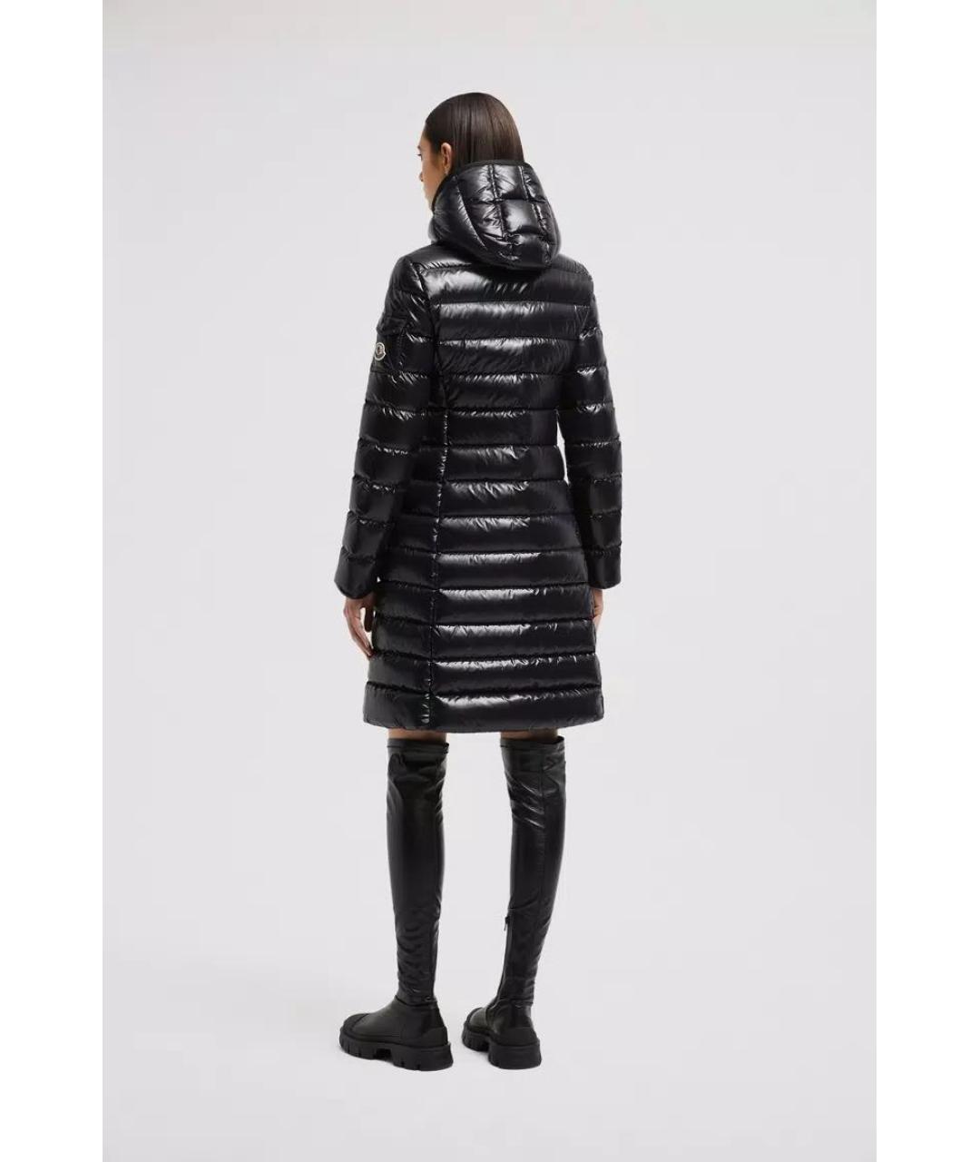 MONCLER Черный пуховик, фото 6