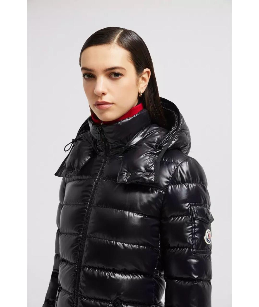 MONCLER Черный пуховик, фото 7