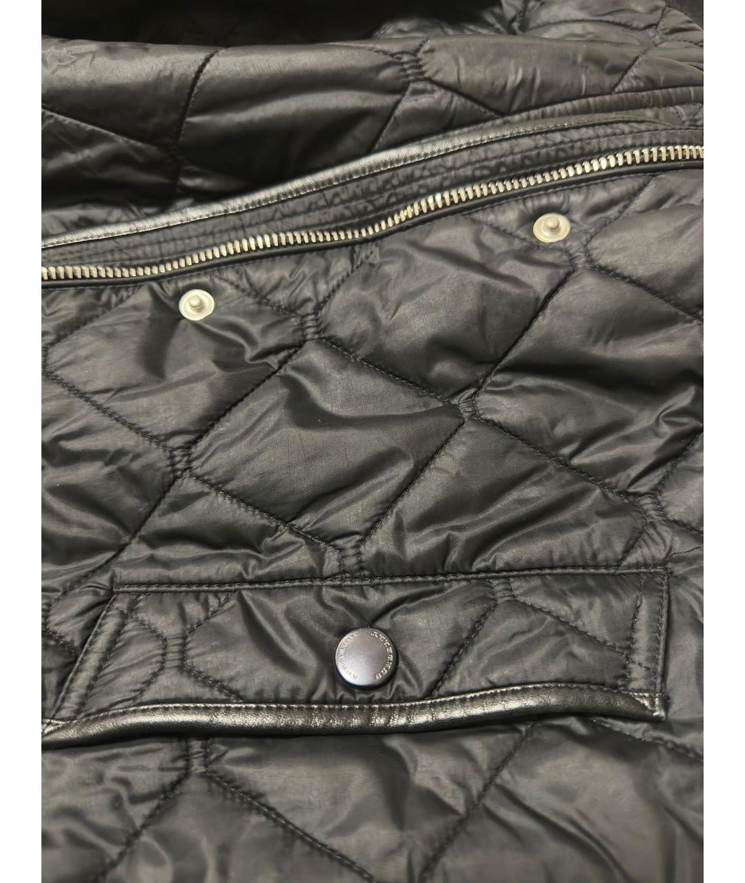 BURBERRY Черная полиамидовая куртка, фото 7