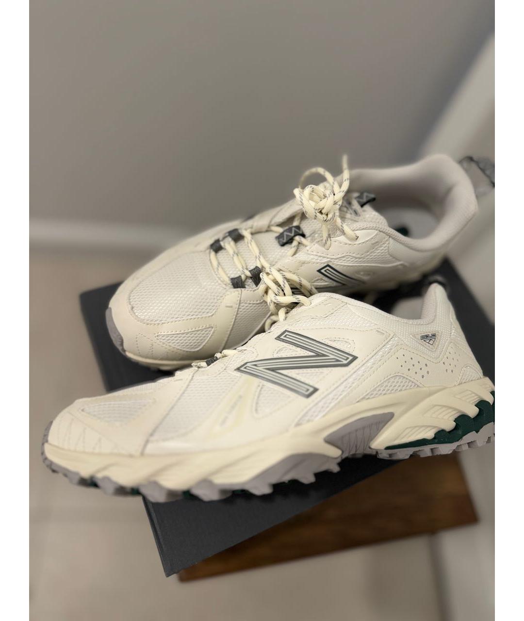 NEW BALANCE Белые синтетические низкие кроссовки / кеды, фото 8