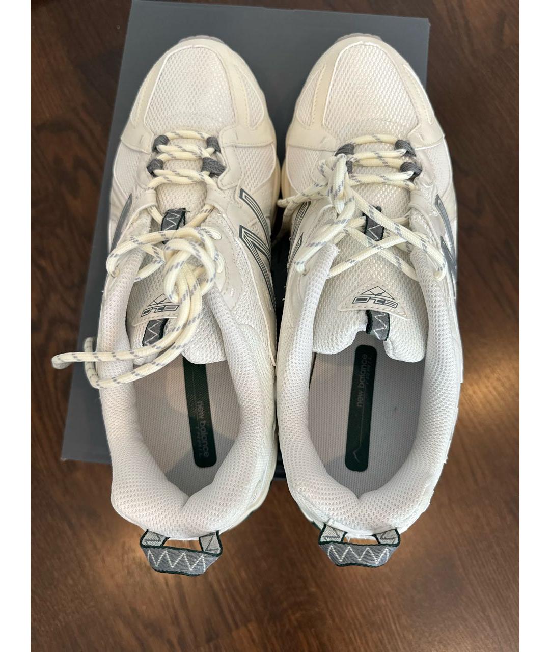 NEW BALANCE Белые синтетические низкие кроссовки / кеды, фото 3