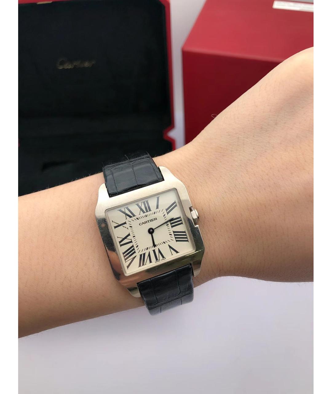 CARTIER Часы из белого золота, фото 6