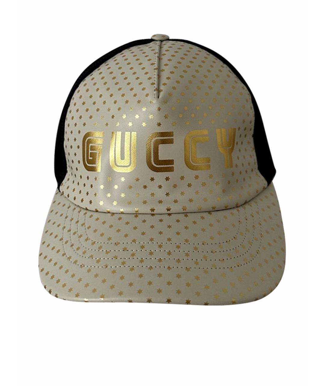 GUCCI Бежевая кепка, фото 1