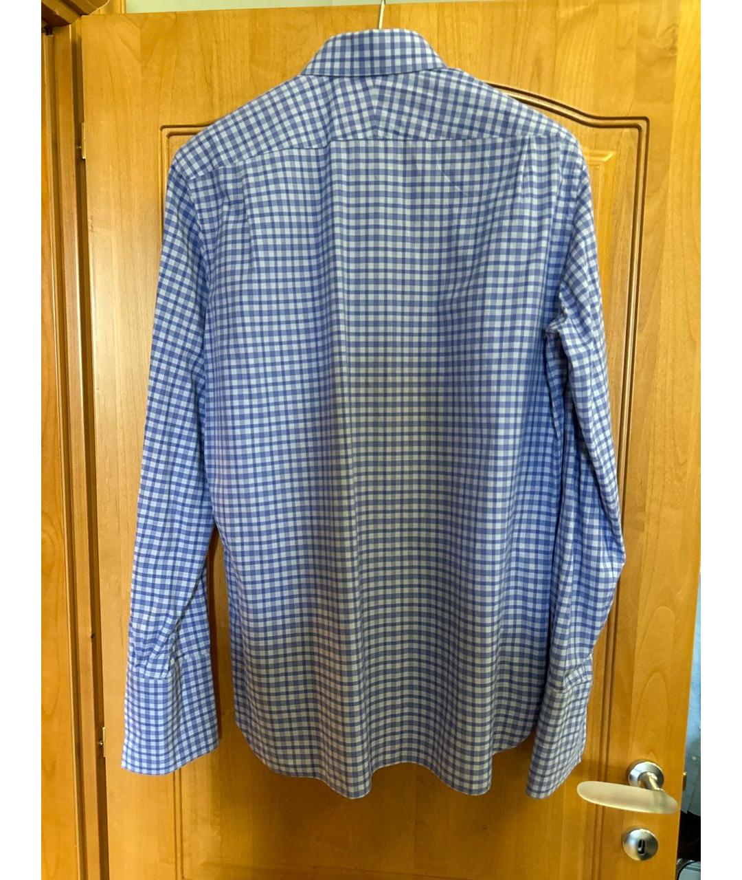TOM FORD Синяя хлопковая классическая рубашка, фото 2