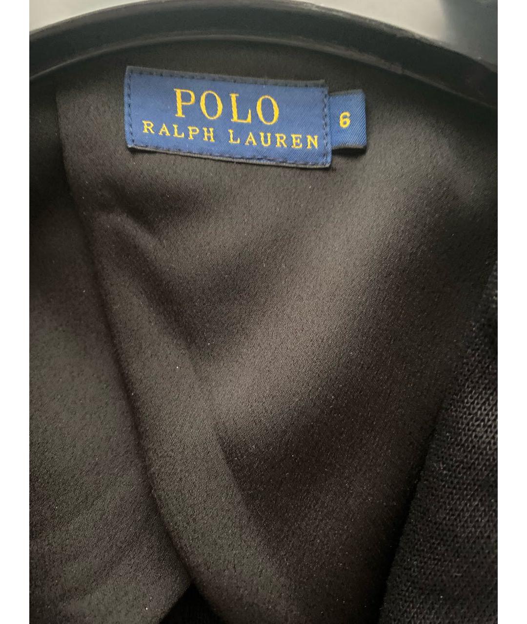 POLO RALPH LAUREN Черный хлопковый жакет/пиджак, фото 3