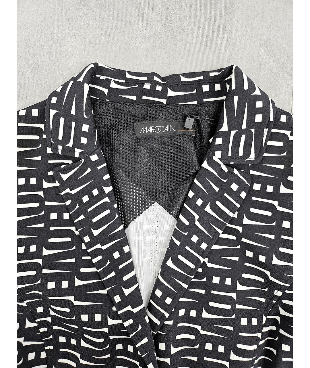 MARC CAIN Черный полиамидовый жакет/пиджак, фото 3