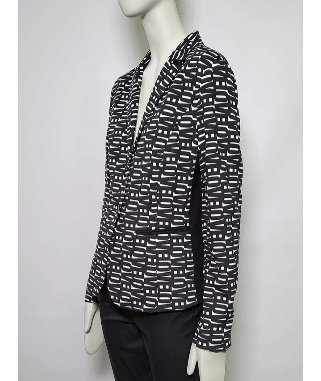 MARC CAIN Черный полиамидовый жакет/пиджак, фото 8