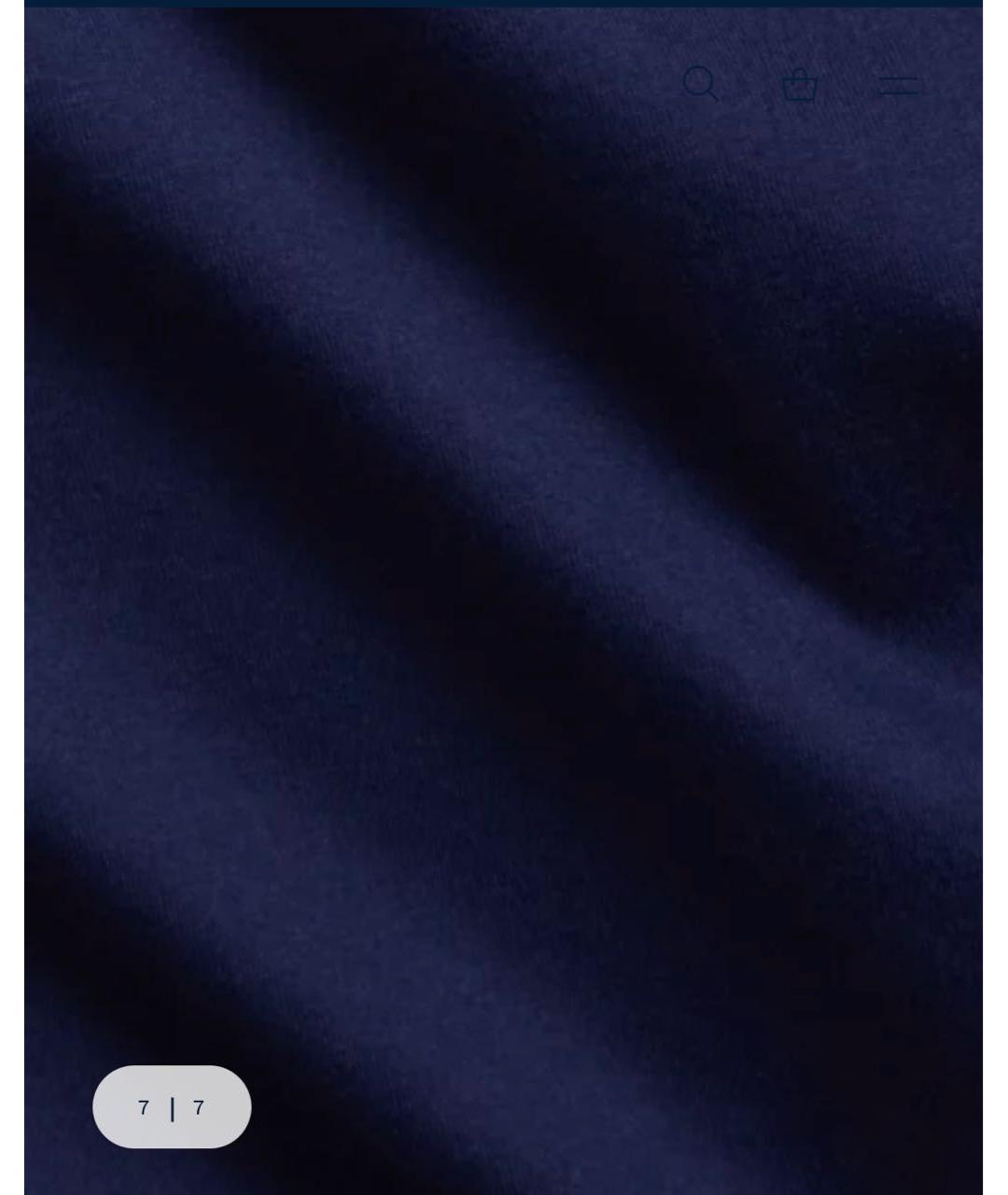 POLO RALPH LAUREN Темно-синее хлопковое поло с длинным рукавом, фото 5