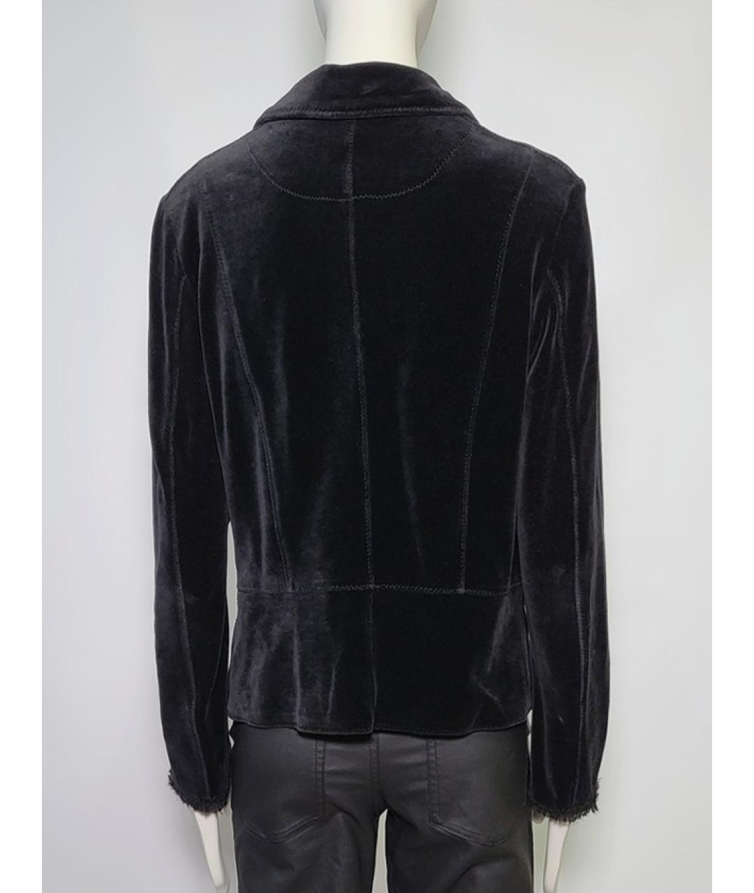 MARC CAIN Черный хлопковый жакет/пиджак, фото 2