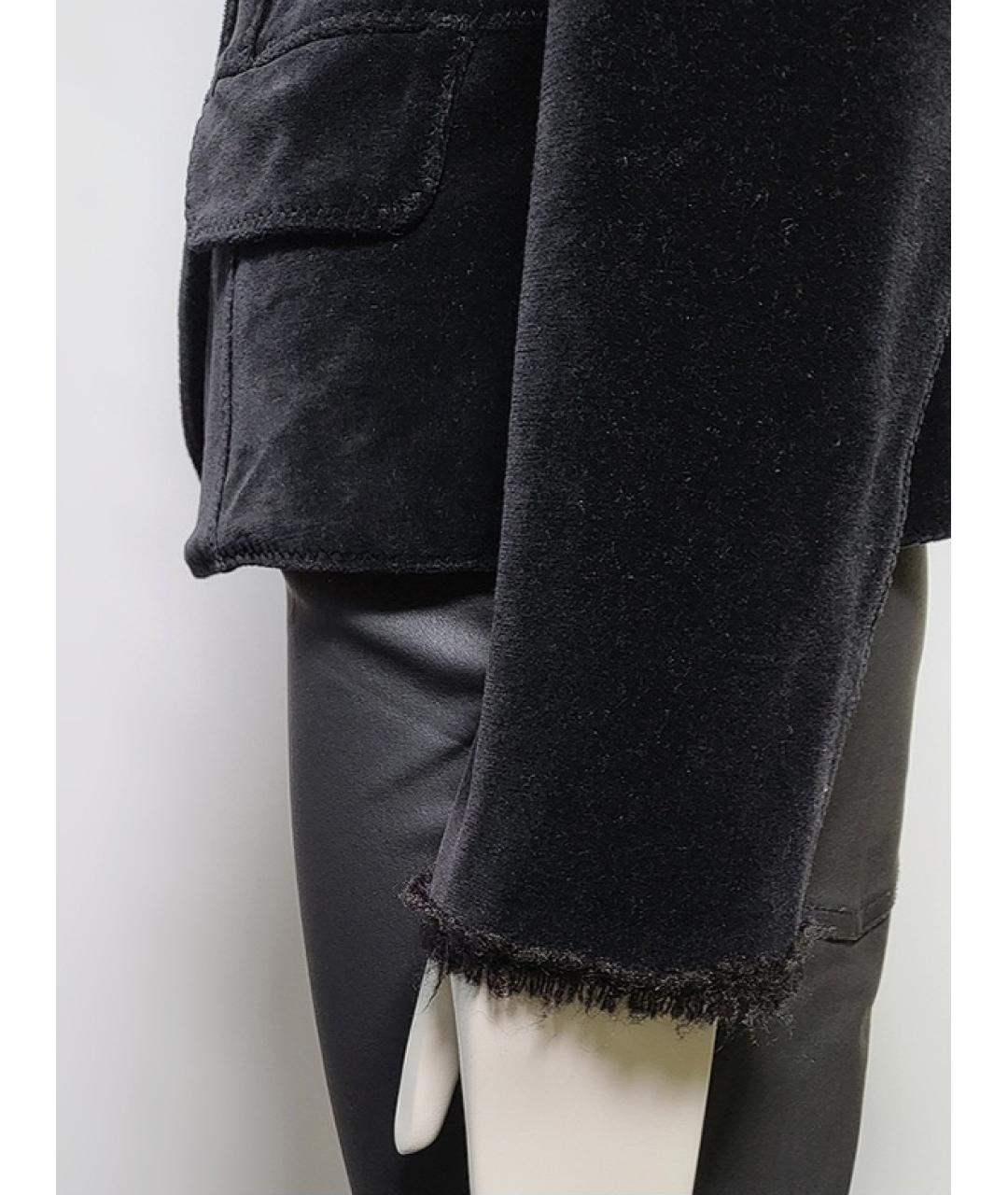 MARC CAIN Черный хлопковый жакет/пиджак, фото 5