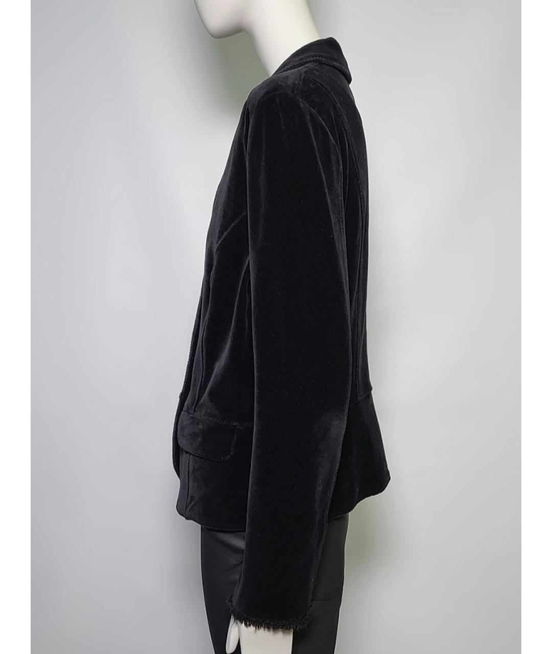 MARC CAIN Черный хлопковый жакет/пиджак, фото 8