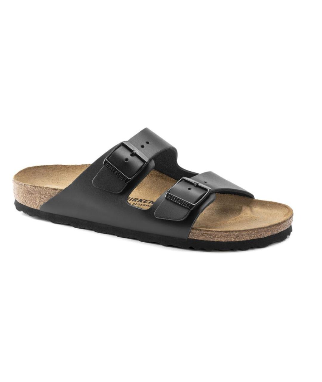 BIRKENSTOCK Черные кожаные сандалии, фото 10