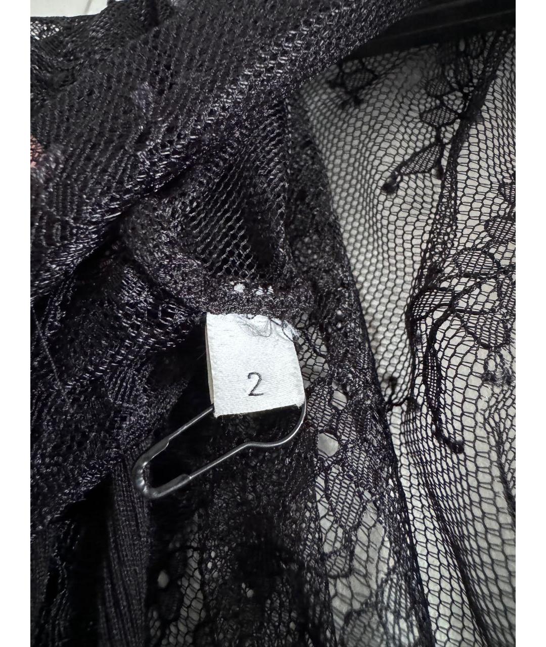 SANDRO Черное полиэстеровое вечернее платье, фото 7